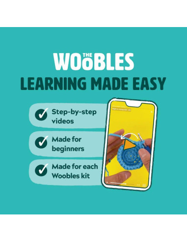 Kit de Crochet Minecraft The Woobles - Abeja para Principiantes
