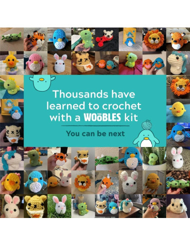 Kit de Crochet Minecraft The Woobles - Abeja para Principiantes