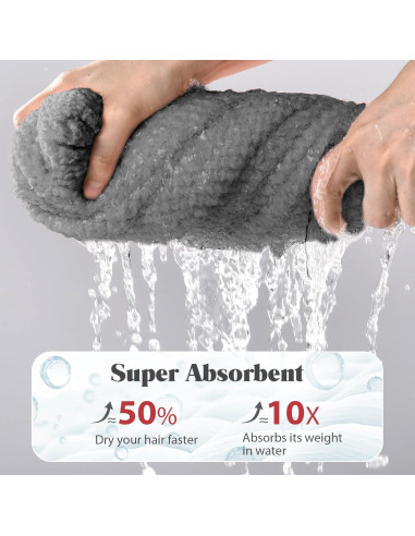 Toalla de Microfibra MABAO para Cabello Rizado 101.6x66.8cm