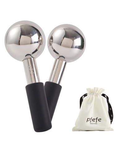 Esferas de Hielo para la Cara Pfefe - Crioterapia Acero Inoxidable