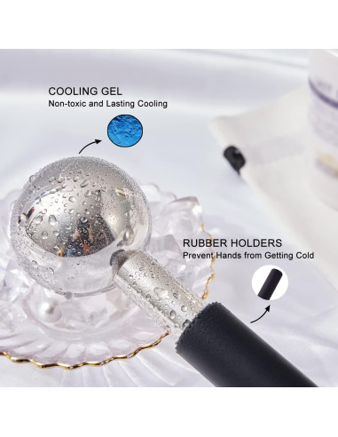 Esferas de Hielo para la Cara Pfefe - Crioterapia Acero Inoxidable