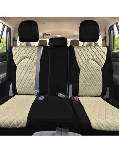 Cubiertas de Asiento TLH Beige para Toyota Highlander 2020-2023