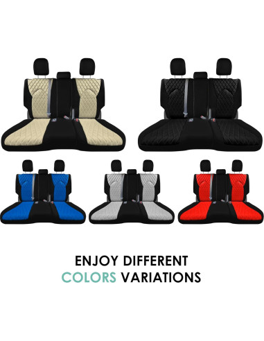 Cubiertas de Asiento TLH Beige para Toyota Highlander 2020-2023