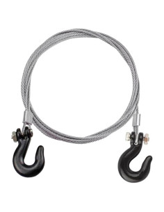 Cadena de Remolque RC 1/10 Metal Gancho Traxxas SCX10 Negro