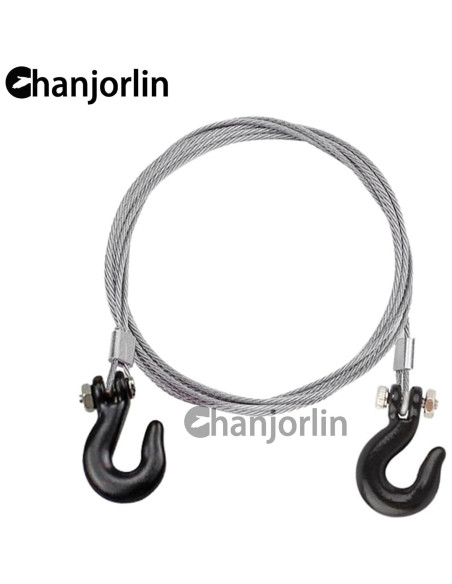 Cadena de Remolque RC 1/10 Metal Gancho Traxxas SCX10 Negro