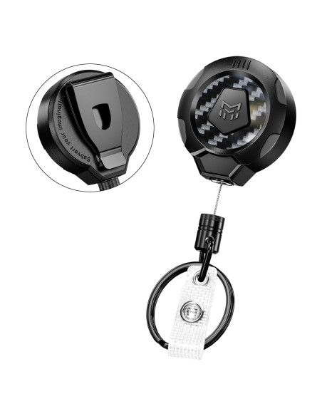 Llavero Retráctil MNGARISTA Fibra de Carbono 80 cm 0.28 kg