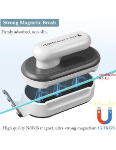 Limpiador Magnético para Acuarios FEDOUR Grande 0.8-2.5 cm 2