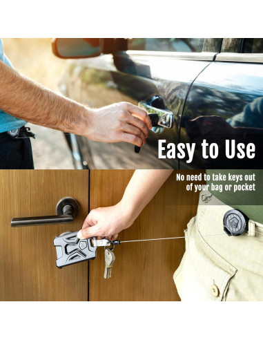 Llavero Retráctil MNGARISTA Fibra de Carbono 80 cm 0.28 kg