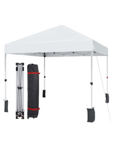 Carpa de Canopy Plegable EcoExplorer 2.44x2.44m Ajustable