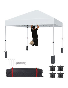 Carpa de Canopy Plegable EcoExplorer 2.44x2.44m Ajustable 2