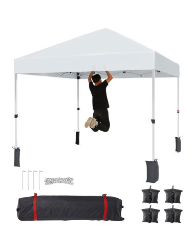 Carpa de Canopy Plegable EcoExplorer 2.44x2.44m Ajustable