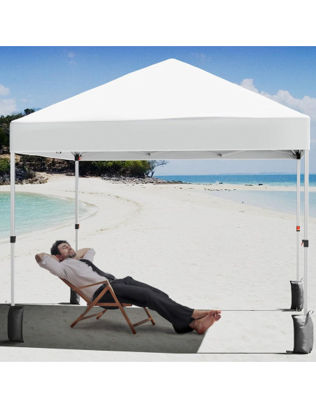 Carpa de Canopy Plegable EcoExplorer 2.44x2.44m Ajustable