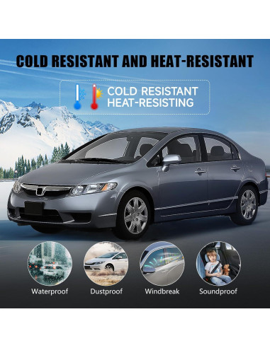 Moldura de Sellado de Ventana ItranMc para Honda Civic 2006-2011