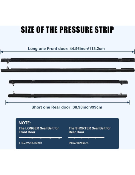 Moldura de Sellado de Ventana ItranMc para Honda Civic 2006-2011