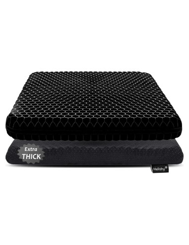 Cojín de Gel Extra Grueso Helishy 42x37cm Alivio Dolor