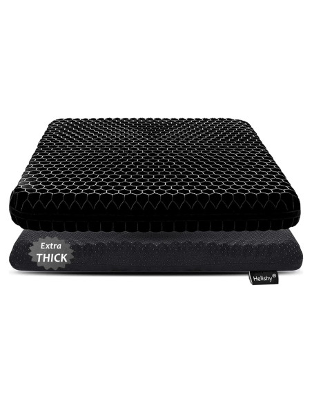 Cojín de Gel Extra Grueso Helishy 42x37cm Alivio Dolor