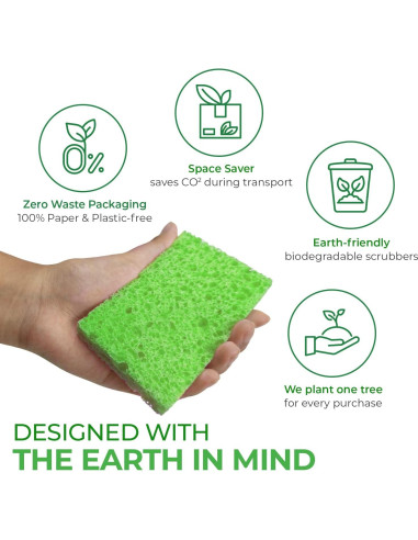 Esponjas de Cocina Biodegradables AIRNEX - Paquete de 16