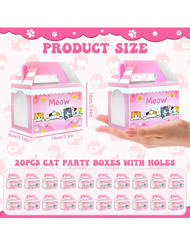 Kit de Fiesta de Adopción de Gatos Jiytivity - 63 Piezas