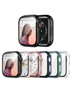 Paquete de 6 protectores de pantalla JERXUN para Apple Watch 38mm