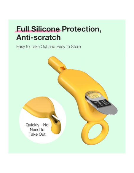 Soporte de tarjeta SIM con herramienta de extracción - 3 Pcs