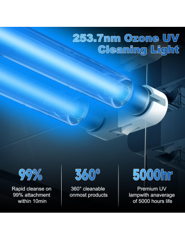 Máquina de limpieza UV 12L GOLDSEASTAR para herramientas de uñas