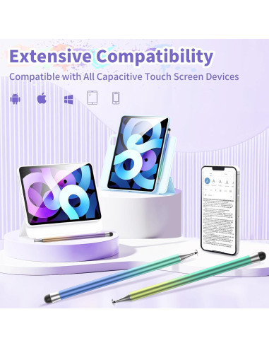 Lápices Stylus OOCLCURFUL para Pantallas Táctiles - 3 Pcs