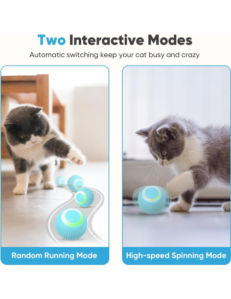 Bola Interactiva para Gatos Petbobi - Juguete Automático Verde