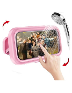 Soporte para Teléfono de Ducha CSBXC Rosa a Prueba de Agua