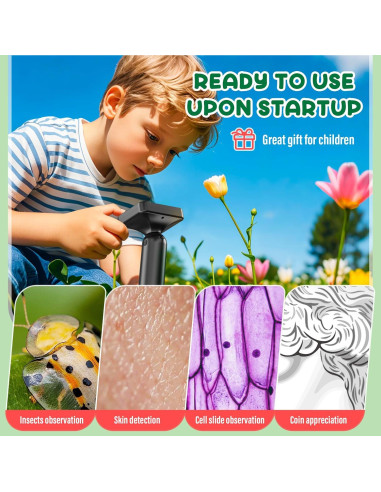 Microscopio Digital IMICHI 50X-1000X con Pantalla IPS 2"