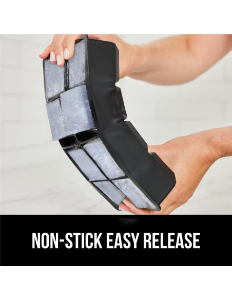 Bandeja de Hielo de Silicona GORILLA GRIP 8 Cubos Gigantes