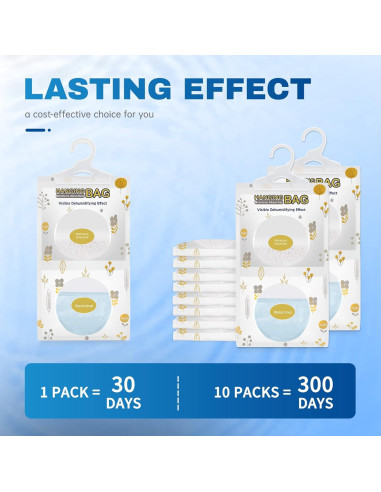 Paquete de 5 Paquetes Absorbentes de Humedad Vacplus 500ml