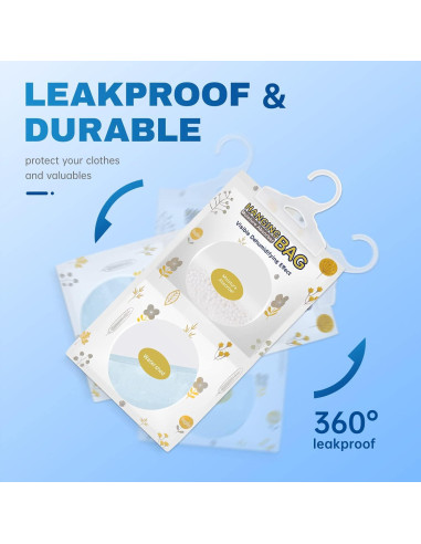 Paquete de 5 Paquetes Absorbentes de Humedad Vacplus 500ml