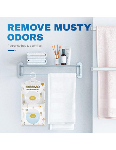 Paquete de 5 Paquetes Absorbentes de Humedad Vacplus 500ml