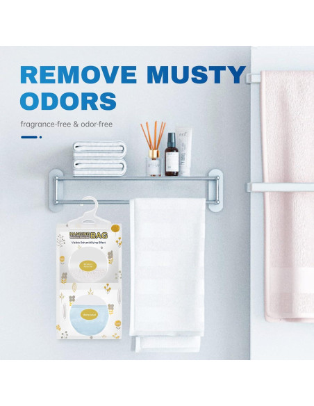 Paquete de 5 Paquetes Absorbentes de Humedad Vacplus 500ml