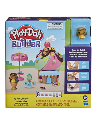 Kit de Construcción Stand de Helados Play-Doh para Niños 5+