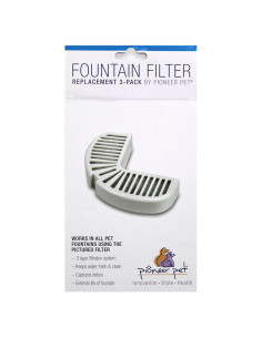 Filtros de Reemplazo Pioneer Pet Raindrop - 3 Filtros