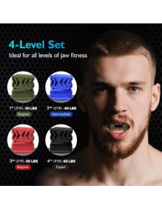 Ejercitador de Mandíbula Azrra - 4 Niveles de Resistencia 2