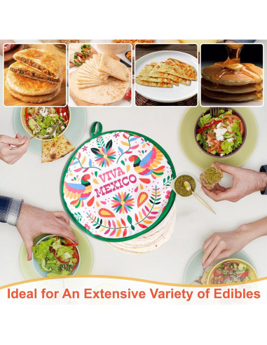 Calentador de Tortillas Duthcbw 2 Piezas Verde/Púrpura