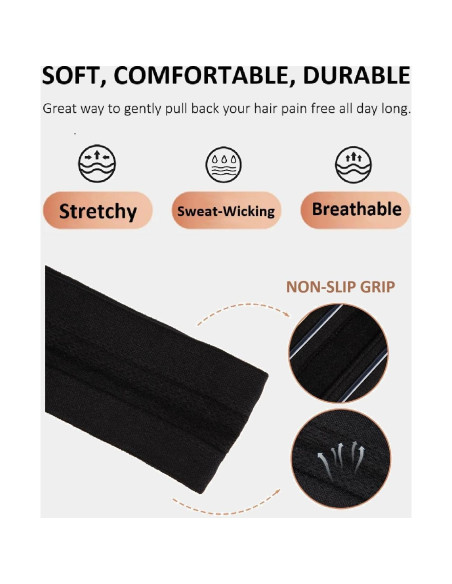 Banda para la cabeza AKTVSHOW para mujeres - 6 unidades antideslizantes