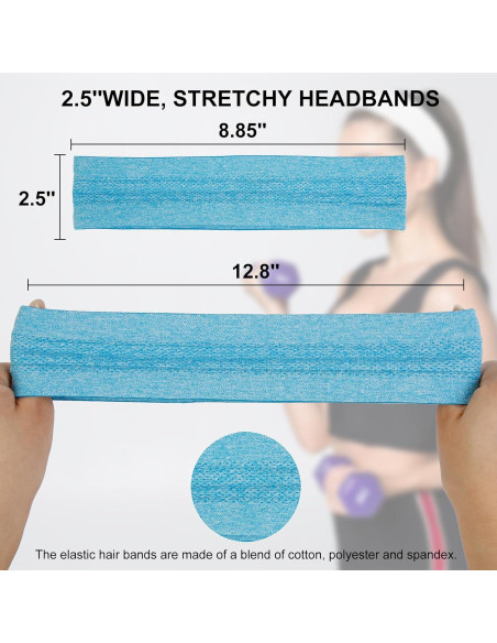 Banda para la cabeza AKTVSHOW para mujeres - 6 unidades antideslizantes