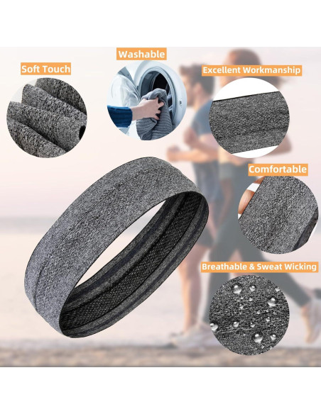 Banda para la cabeza AKTVSHOW para mujeres - 6 unidades antideslizantes