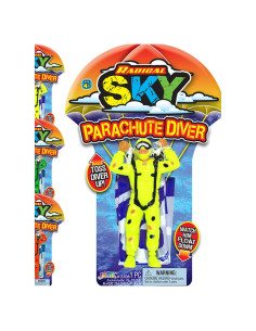JA-RU Paracaidistas de Acción para Niños - 1 Paquete Colorido