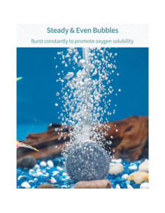 Disco de aire Pawfly para acuario 4 unidades 3.81 cm 2