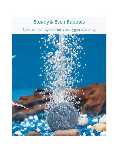 Disco de aire Pawfly para acuario 4 unidades 3.81 cm