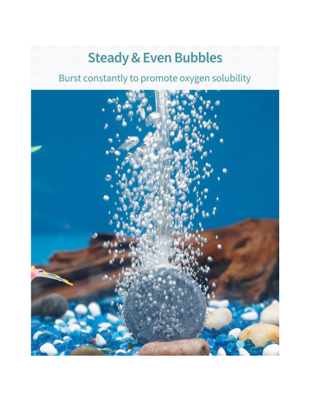 Disco de aire Pawfly para acuario 4 unidades 3.81 cm