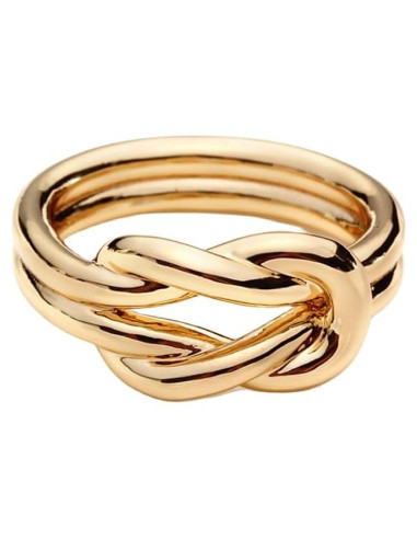 Anillo Broche de Bufanda de Seda Dainty Dorado 1.78x2.31cm