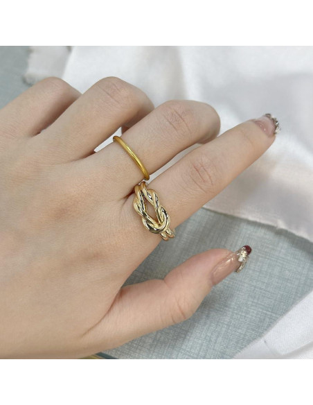 Anillo Broche de Bufanda de Seda Dainty Dorado 1.78x2.31cm