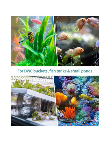 Disco de aire Pawfly para acuario 4 unidades 3.81 cm