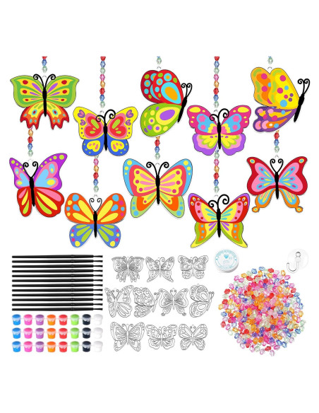 Kit de Manualidades DIY Atrapasol Mariposa Dunzoom 30 Piezas