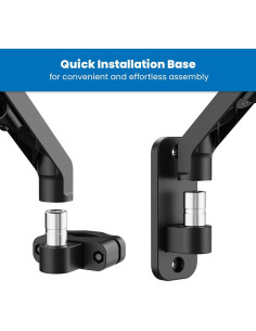 Soporte para Teclado Mount-It! MI-1765KB Pared/Poste Negro 2